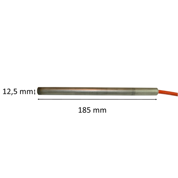 Igniter for pellet stove: 12,5 mm x 185 mm 400 Watt